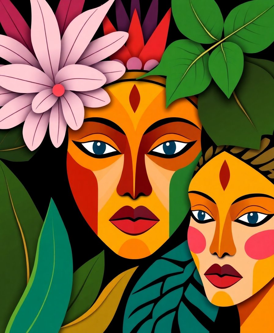 Geometric Faces Paint Numbers Geometric Faces Paint Numbers