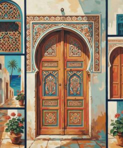 Carved Wood In Tunis Paint By Numbers