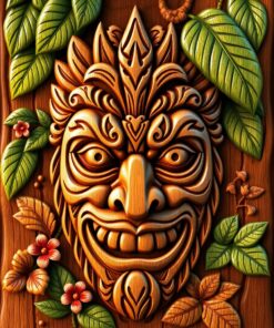 Tropical Map Paint Numbers