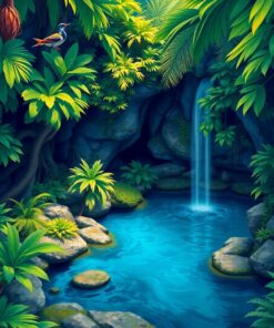 Tropical Cove Paint Numbers