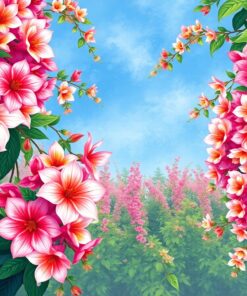 Cascading Medina Blossoms Paint By Numbers