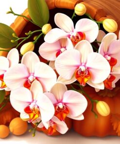 Vanilla Orchids Paint Numbers