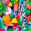 Retro Cubism Paint Numbers