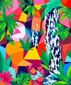 Retro Cubism Paint Numbers