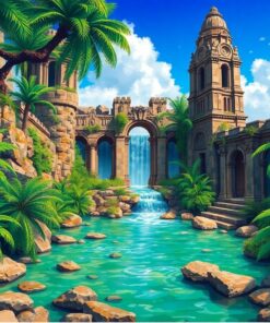 Stone Ruins Paint Numbers