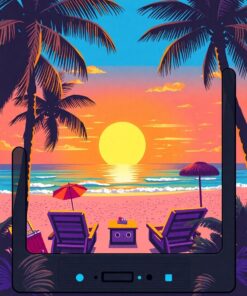 Island Sun Paint Numbers