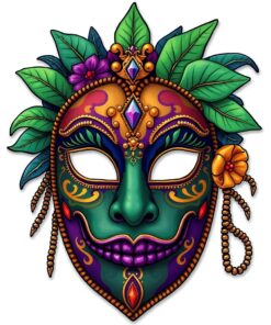 Island Mask Paint Numbers