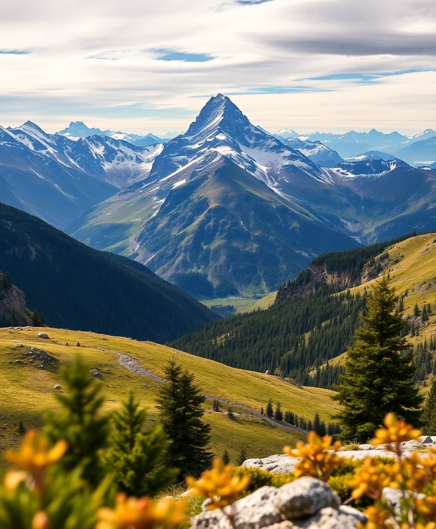 Majestic Alpine Peaks