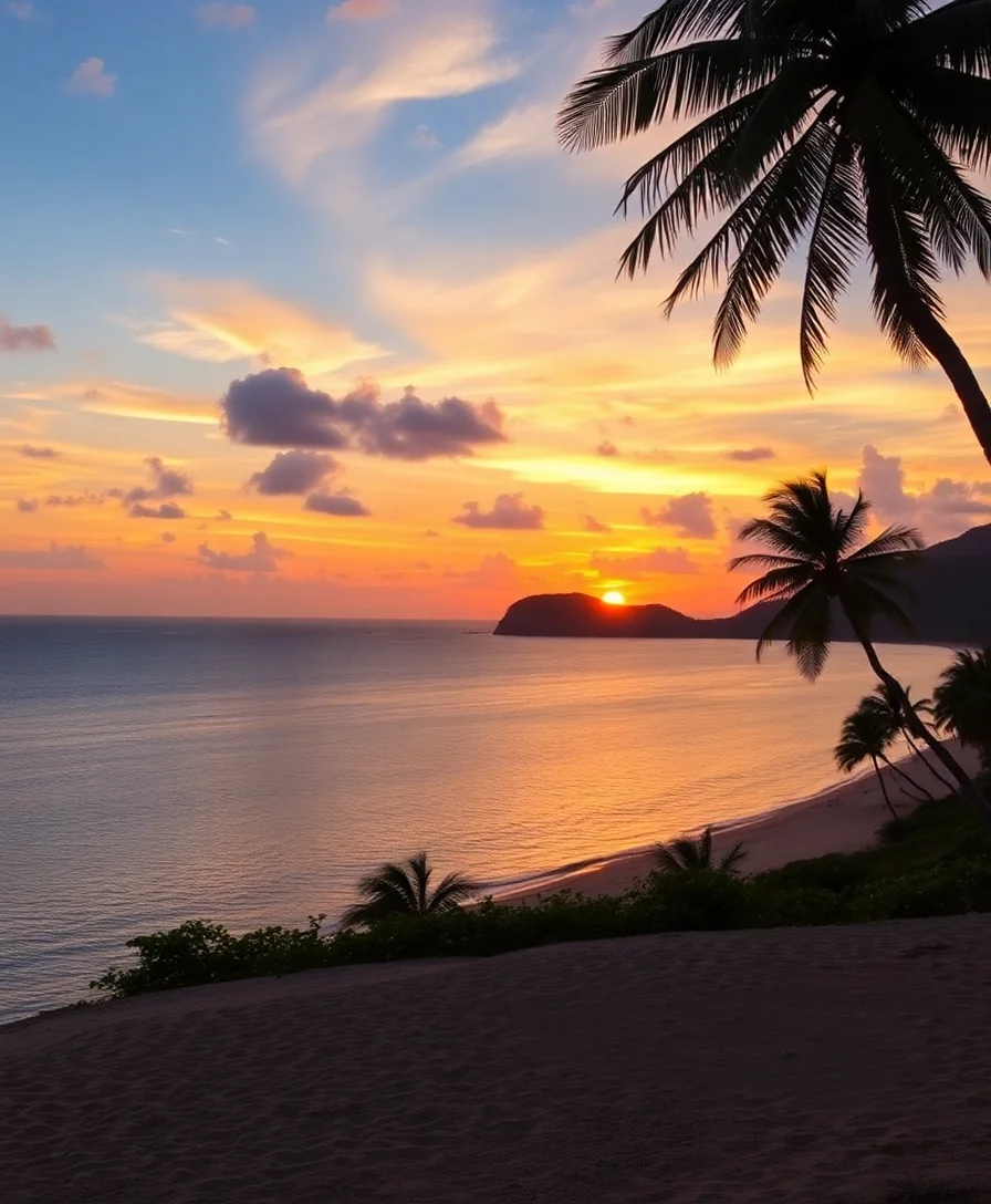 Tropical Horizon Sunsets