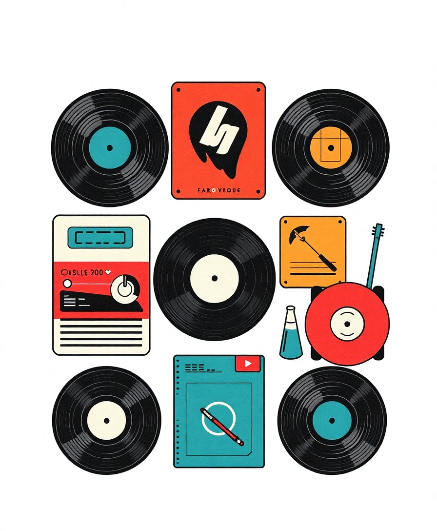 Vintage Vinyl Icons