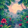 Jungle Paradise Paint Numbers