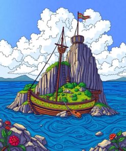 Island Voyage Paint Numbers