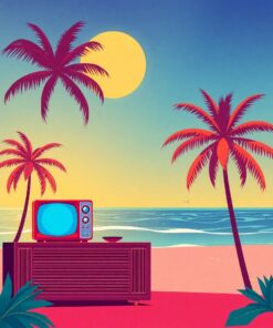 Tropical Airwaves Paint Numbers