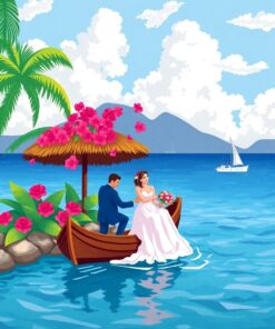 Tropical Escape Paint Numbers