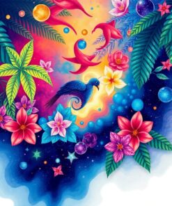 Charting The Tropical Cosmos Paint By Numbers