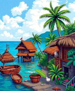 Tropical Seas Paint Numbers