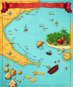 Pirate Shores Paint Numbers