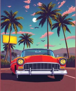 Tropic Palms Paint Numbers