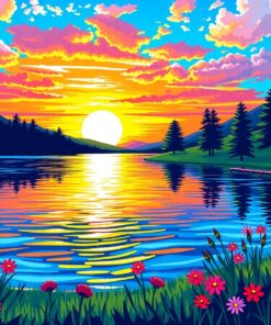 Island Bloom Paint Numbers