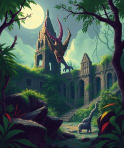 Overgrown Ruins Paint Numbers