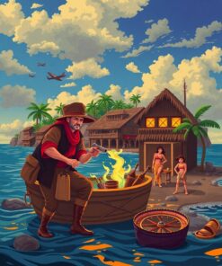 Contraband Scene Paint Numbers