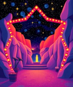 Shaped Oasis Paint Numbers