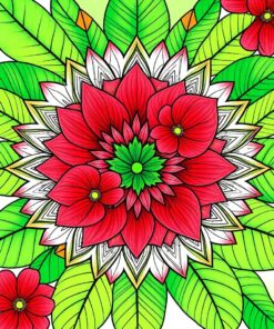 Ginger Blooms Paint Numbers