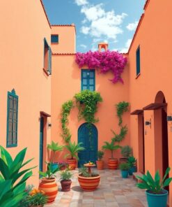 Vintage Courtyard Paint Numbers