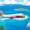 Classic Airliner Island Arrival Paint By Numbers