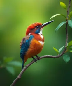 Classic Amazonian Kingfisher Paint By Numbers