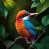 Classic Amazonian Kingfisher Paint By Numbers