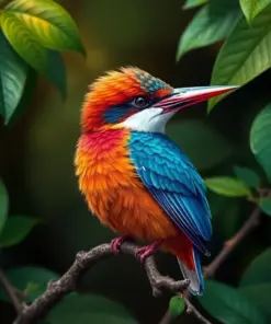 Classic Amazonian Kingfisher Paint By Numbers