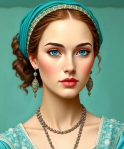 Turquoise Oasis Paint Numbers