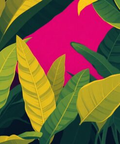 Banana Leaves Paint Numbers