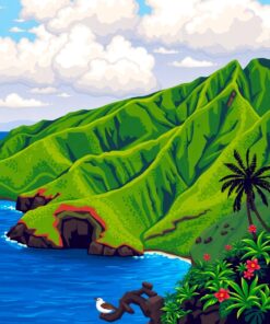 Ridge Landscape Paint Numbers