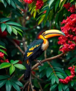 Classic Hornbill Canopy Paint By Numbers