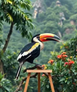 Classic Hornbill Canopy Paint By Numbers