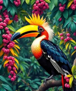 Classic Hornbill Canopy Paint By Numbers