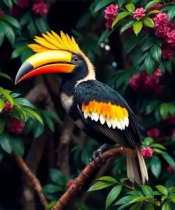 Classic Hornbill Canopy Paint By Numbers
