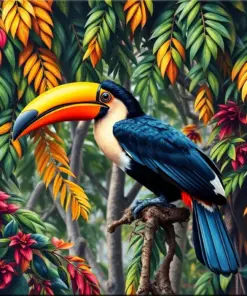Classic Hornbill Canopy Paint By Numbers