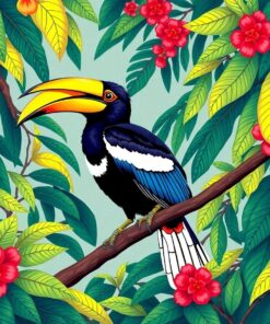 Classic Hornbill Canopy Paint By Numbers