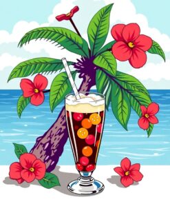 Cola Bloom Paint Numbers