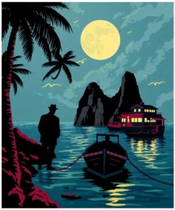 Island Noir Paint Numbers