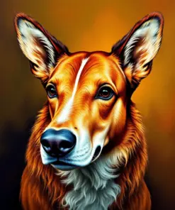 Classic Keel Billed Portrait paint by numbers