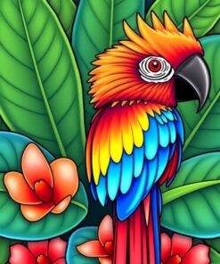 Bromeliad Loop Paint Numbers