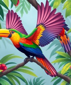 Avian Pursuit Paint Numbers