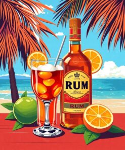 Rum Beverage Paint Numbers