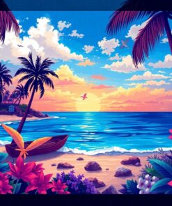 Classic Tropic Edge Explorer Paint By Numbers