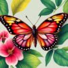 Butterfly Portrait Paint Numbers