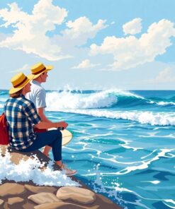 Classic Wave Riders Waiting Paint By Numbers